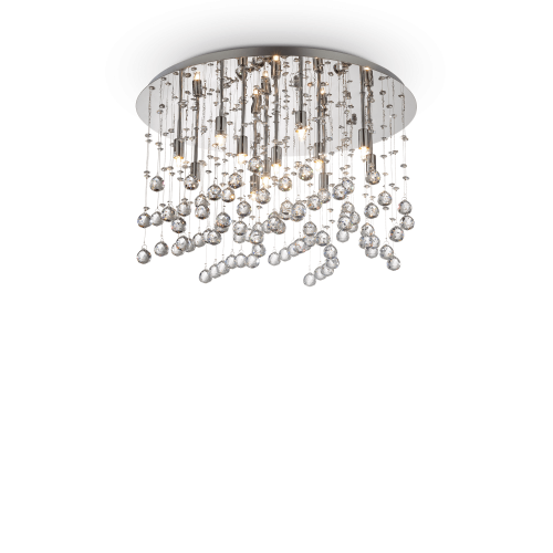 Lampa sufitowa MOONLIGHT PL12 chrom 077802 Ideallux