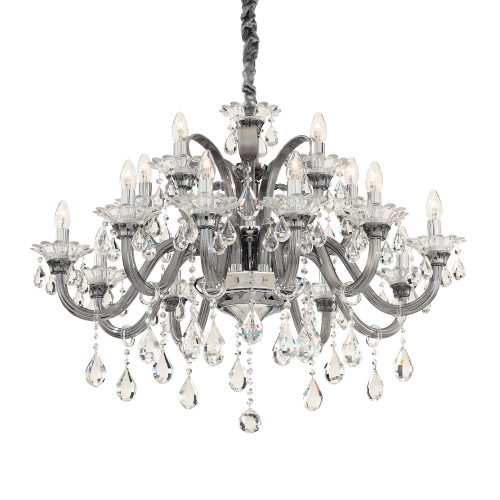 Lampa wisząca / żyrandol COLOSSAL SP15 szary 081526 Ideallux
