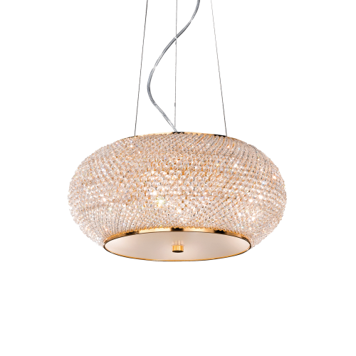 Lampa wisząca PASHA' SP6 ORO złota 082172 Ideallux