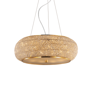 Lampa wisząca PASHA' SP10 ORO złota 082257 Ideallux