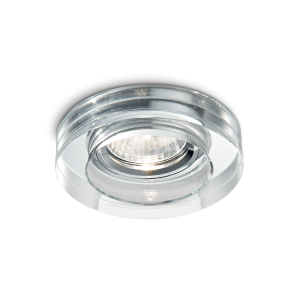 Lampa wpuszczana BLUES ROUND transparentna kpl. 3 szt 083254 Ideallux