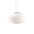 Lampa wisząca CANDY SP1 D40 biała 086736 Ideallux