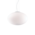 Lampa wisząca CANDY SP1 D50 biała 086743 Ideallux