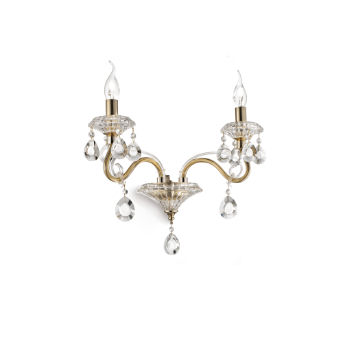 Kinkiet NEGRESCO AP2 ORO złoty 087757 Ideallux