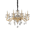 Lampa wisząca NEGRESCO SP8 ORO złota 087764 Ideallux