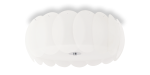 Plafon OVALINO PL8 biały 094014 Ideallux