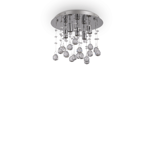 Lampa sufitowa MOONLIGHT PL5 chrom 094649 Ideallux