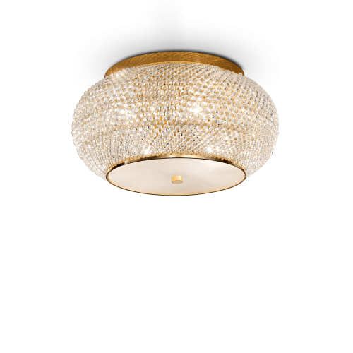 Plafon PASHA PL6 złoty 100807 Ideallux