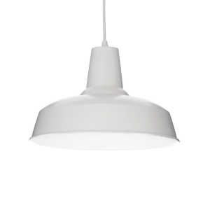 Lampa wisząca MOBY SP1 BIANCO biała 102047 Ideallux