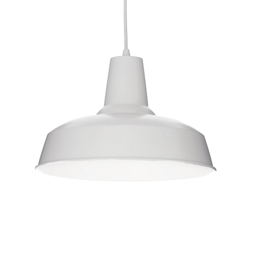 Lampa wisząca MOBY SP1 BIANCO biała 102047 Ideallux