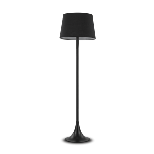 Lampa stojąca LONDON PT1 NERO czarna 110240 Ideallux
