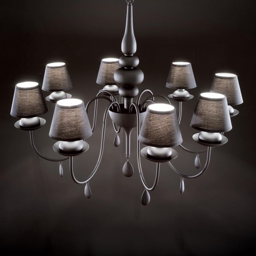 Lampa wisząca BLANCHE SP8 BIANCO biała 111896 Ideallux