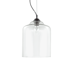 Lampa wisząca BISTRO' SP1 SQUARE transparentna 112305 Ideallux