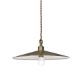 Lampa wisząca CANTINA SP1 BRUNITO antyczny mosiądz 112701 Ideallux