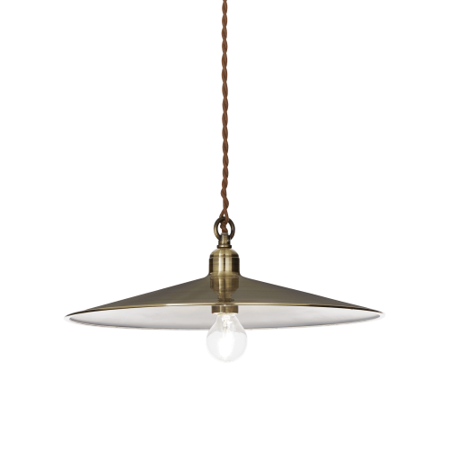 Lampa wisząca CANTINA SP1 BRUNITO antyczny mosiądz 112701 Ideallux