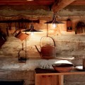 Lampa wisząca CANTINA SP1 BRUNITO antyczny mosiądz 112701 Ideallux
