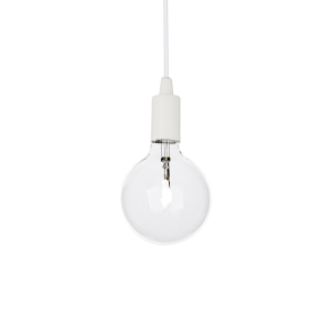 Lampa wisząca EDISON SP1 BIANCO biała 113302 Ideallux