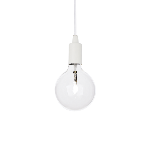 Lampa wisząca EDISON SP1 BIANCO biała 113302 Ideallux