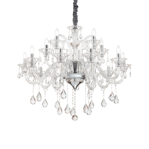 Lampa wisząca / żyrandol COLOSSAL SP15 transparentny 114170 Ideallux