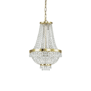 Lampa wisząca CAESAR SP6 ORO złota 114729 Ideallux