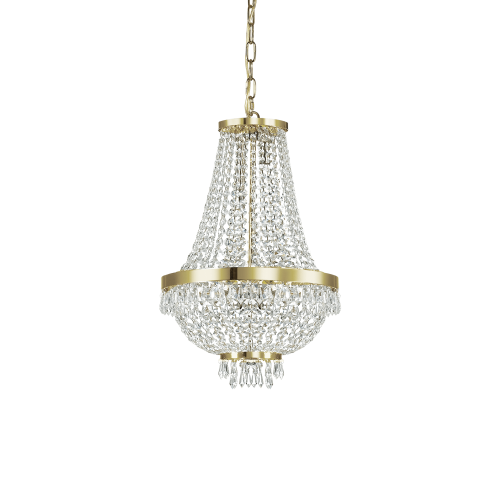 Lampa wisząca CAESAR SP6 ORO złota 114729 Ideallux