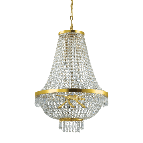 Lampa wisząca CAESAR SP12 ORO złota 1114743 Ideallux