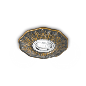 Wpuszczana POLKA FI1 BRUNITO antyczny mosiądz 115580 Ideallux