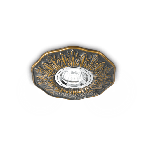 Wpuszczana POLKA FI1 BRUNITO antyczny mosiądz 115580 Ideallux