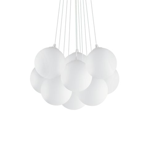 Lampa wisząca MAPA PLUS SP11 biała 131924 Ideallux