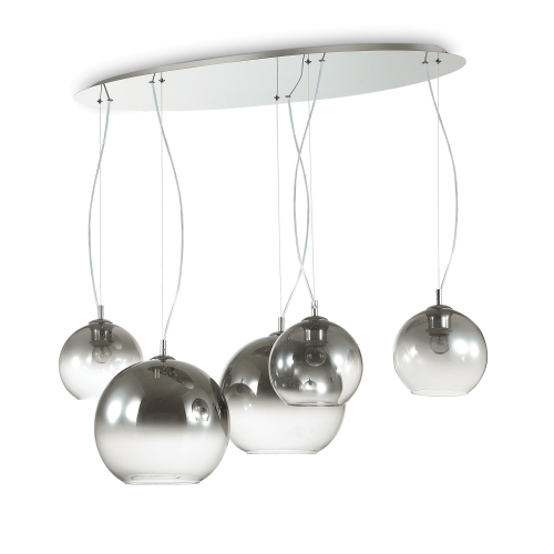 Lampa wisząca NEMO PLUS SP5 FADE chrom 138305 Ideallux