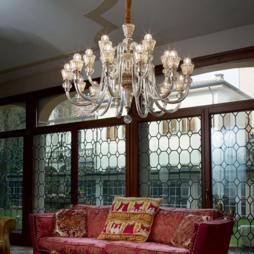 Lampa wisząca STRAUSS SP18 złota 140629 Ideallux