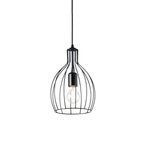 Lampa wisząca AMPOLLA-2 SP1 NERO czarna 148151 Ideallux