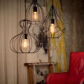 Lampa wisząca AMPOLLA-2 SP1 NERO czarna 148151 Ideallux