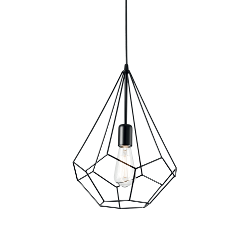 Lampa wisząca AMPOLLA-3 SP1 NERO czarna 148175 Ideallux