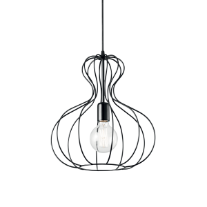 Lampa wisząca AMPOLLA-1 SP1 NERO czarna 148502 Ideallux