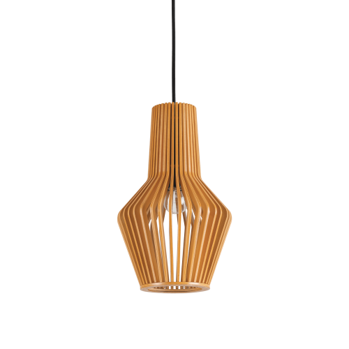 Lampa wisząca CITRUS-1 SP1 drewniana 159843 Ideallux
