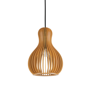 Lampa wisząca CITRUS-3 SP1 drewniana 159867 Ideallux