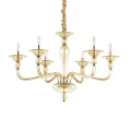 Lampa wisząca DANIELI SP6 AMBRA bursztynowa 159942 Ideallux