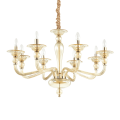 Lampa wisząca DANIELI SP8 AMBRA bursztynowa 159973 Ideallux