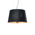 Lampa wisząca NORDIK SP6 czarna 161662 Ideallux