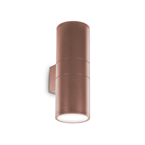 Kinkiet zewnętrzny GUN AP2 BIG COFFEE kawowy 163611 Ideallux