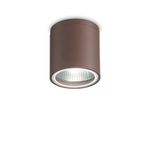 Lampa sufitowa GUN PL1 COFFEE kawowa 163666 Ideallux