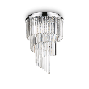 Lampa sufitowa CARLTON PL12 CHROM 168937 Ideallux