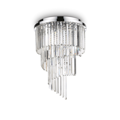Lampa sufitowa CARLTON PL12 CHROM 168937 Ideallux