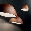 Lampa wisząca FOLK SP1 D40 corten 174211 Ideallux