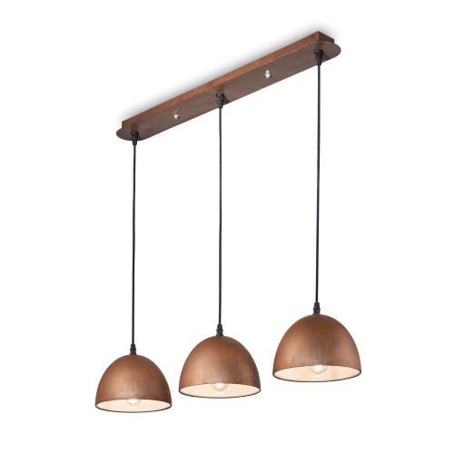 Lampa wisząca FOLK SP3 corten 174235 Ideallux