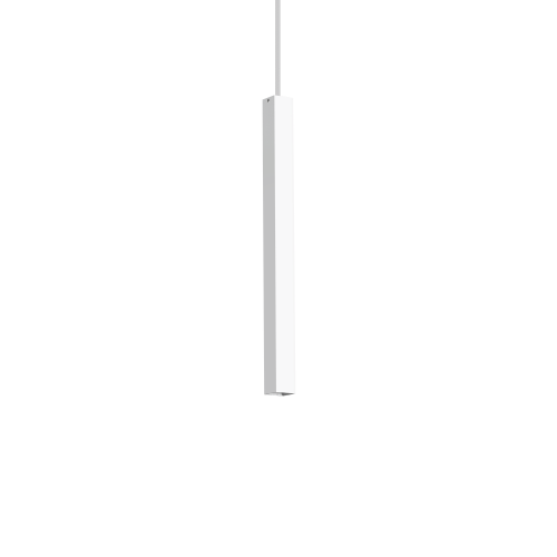 Lampa wisząca ULTRATHIN D040 SQUARE BIANCO biała 194189 Ideallux