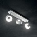 Lampa sufitowa spot OBY PL3 biała 196701 Ideallux