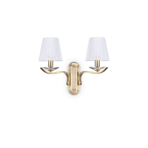 Kinkiet PEGASO AP2 OTTONE SATINATO satynowy mosiądz 197708 Ideallux