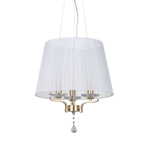 Lampa wisząca PEGASO SP3 OTTONE SATINATO satynowy mosiądz 197715 Ideallux